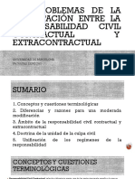 Los Problemas de La Delimitación Entre La Responsabilidad