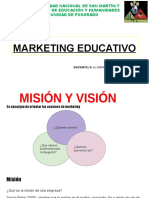 Marketing Educativo - Vision y Mision