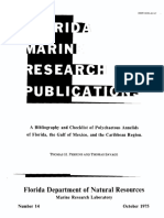 1975 - Perkins & Savage _ a Bibliography and Checklist of Polychaetous Annelids of Florida, The Gulf of Mexico and the Caribbean Region