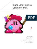 PRESENTACIÓ ESCRITA Relació Entre L'stop-Motion I El Videojoc Kirby
