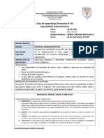 3° Medio Administración Módulo Procesos Administrativos