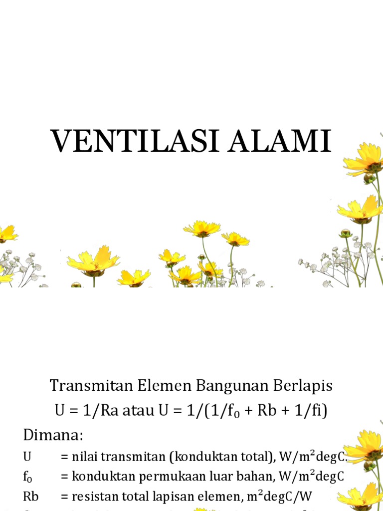 Ventilasi Alami | PDF