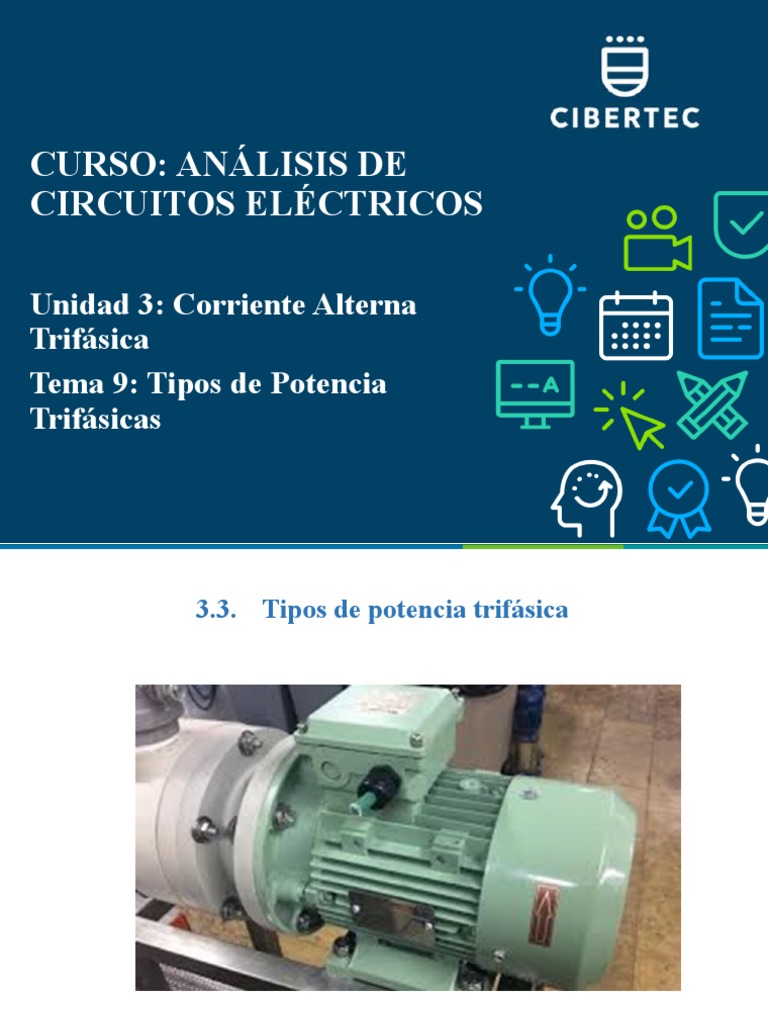 Tipos de Potencia en Circuitos Trifásicos | PDF | Energia electrica ...