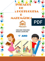 Atividades DE Língua Portuguesa E Matemática: Crislaine Ponciano Fátima Laudelino
