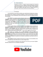 Production Écrite DELF B2 - Exemple YouTube