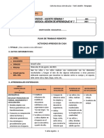 5 Años - Actividad Del Dia 25 de Agosto