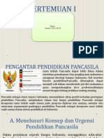 Pentingnya Pendidikan Pancasila