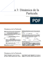 Tema 3 DINAMICA DE LA PARTICULA