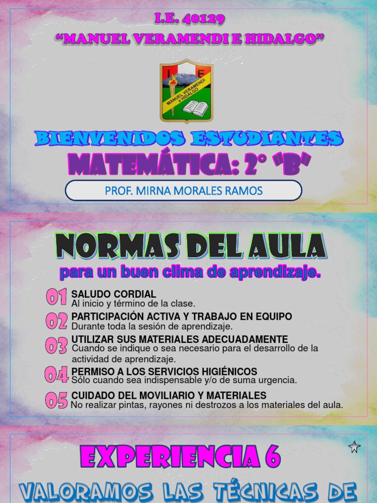 E6 - A1 - Matematica - 2B - 1 | PDF | Función (Matemáticas) | Alimentos
