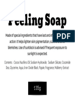 Peeling Soap