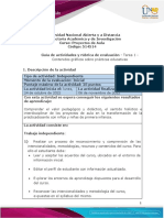 Guia de Actividades y Rúbrica de Evaluación - Tarea 1 - Contenidos Gráficos Sobre Prácticas Educativas