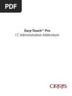 Easy-Touch Pro IT Administrative Addendum 2020