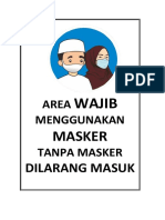 Area Wajib Masker Uks