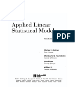 Kutner Linear Models