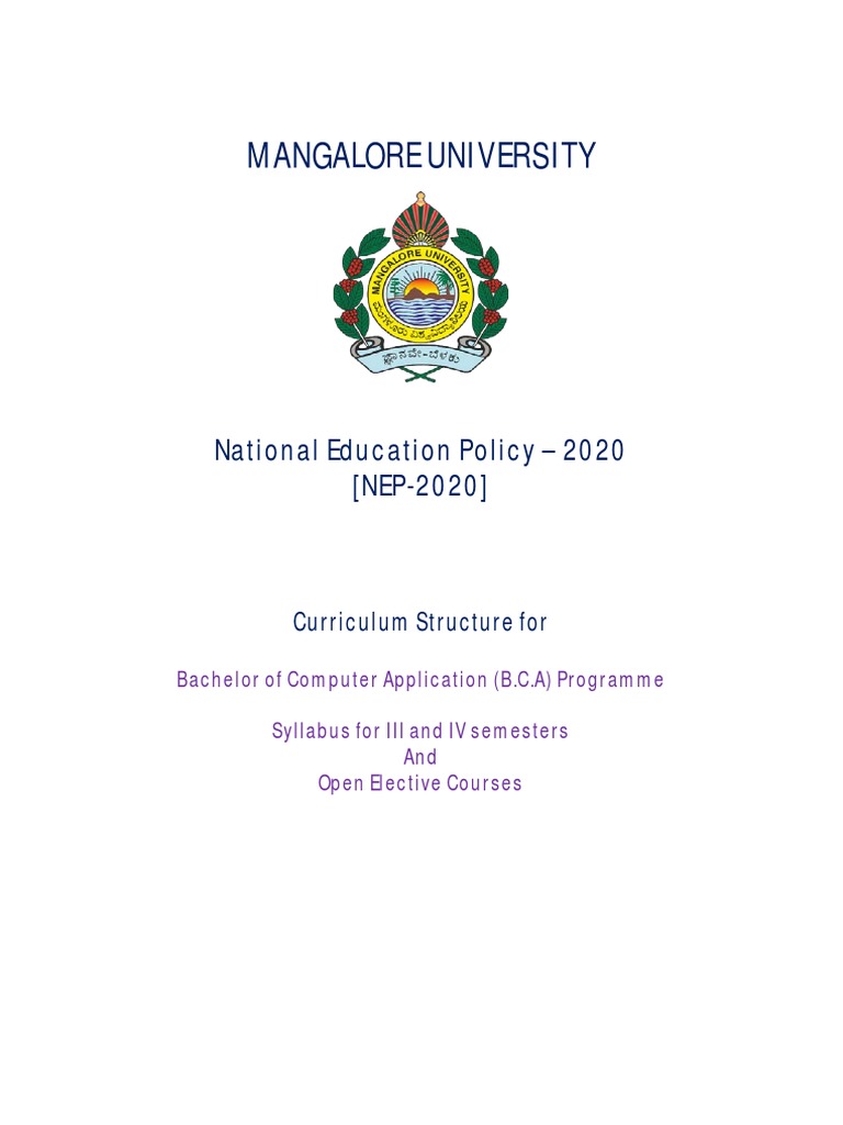 BCA Syllabus-III & IV SEM | PDF | Transmission Control Protocol ...