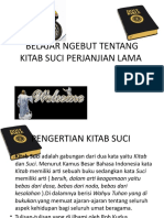 Mengenal Kitab Suci Perjanjian Lama