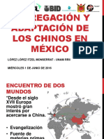China Segregacion Adaptacion Chinos Mexico Itzel Montserrat Lopez Lopez