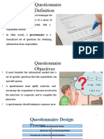 11 Questionnaire Design & Development