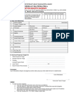 Formulir Pendaftaran S2 Pmat Usd 2017 - 2018