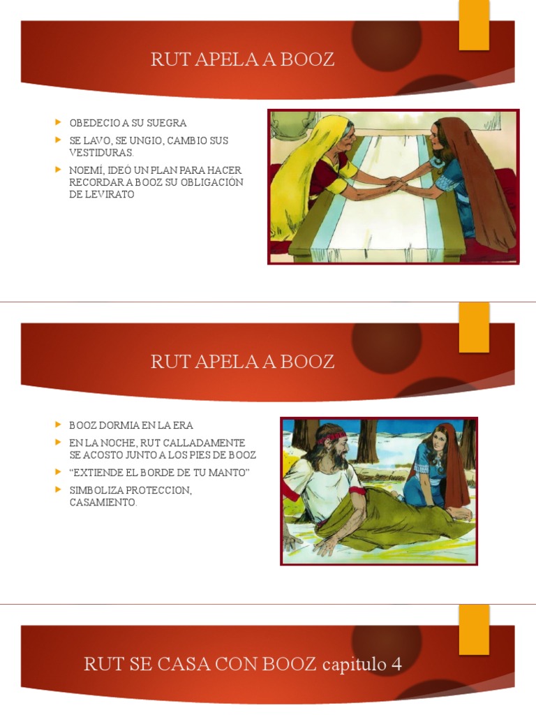 Rut y Booz: Redención y Matrimonio | PDF