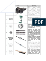 Peralatan Kerja Bangku