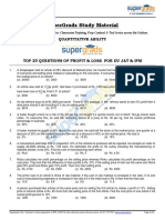 Top 20 Questions of Profit Loss For Du Jat Ipm 025d90a264b90