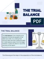 The Trial Balance