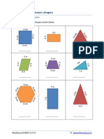 Grade 2 Geometry Perimeter B