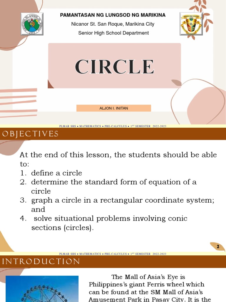 2 Circle | PDF | Geometric Shapes | Geometry