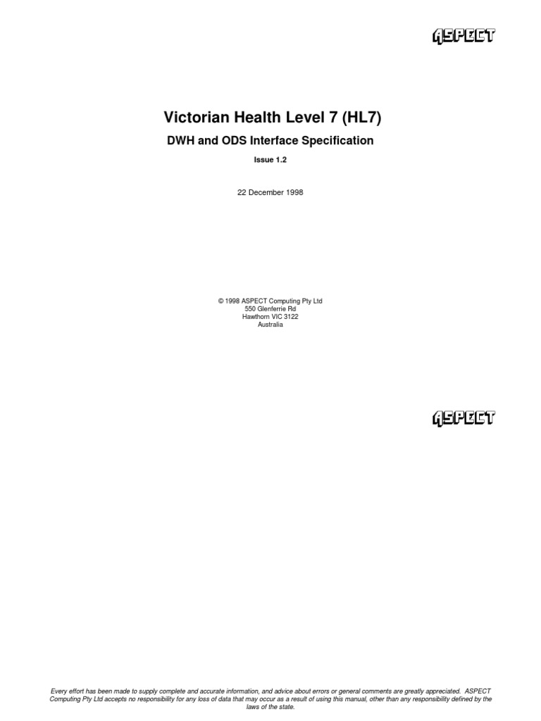 Hl7 v2 | PDF | Information Science | Health Care