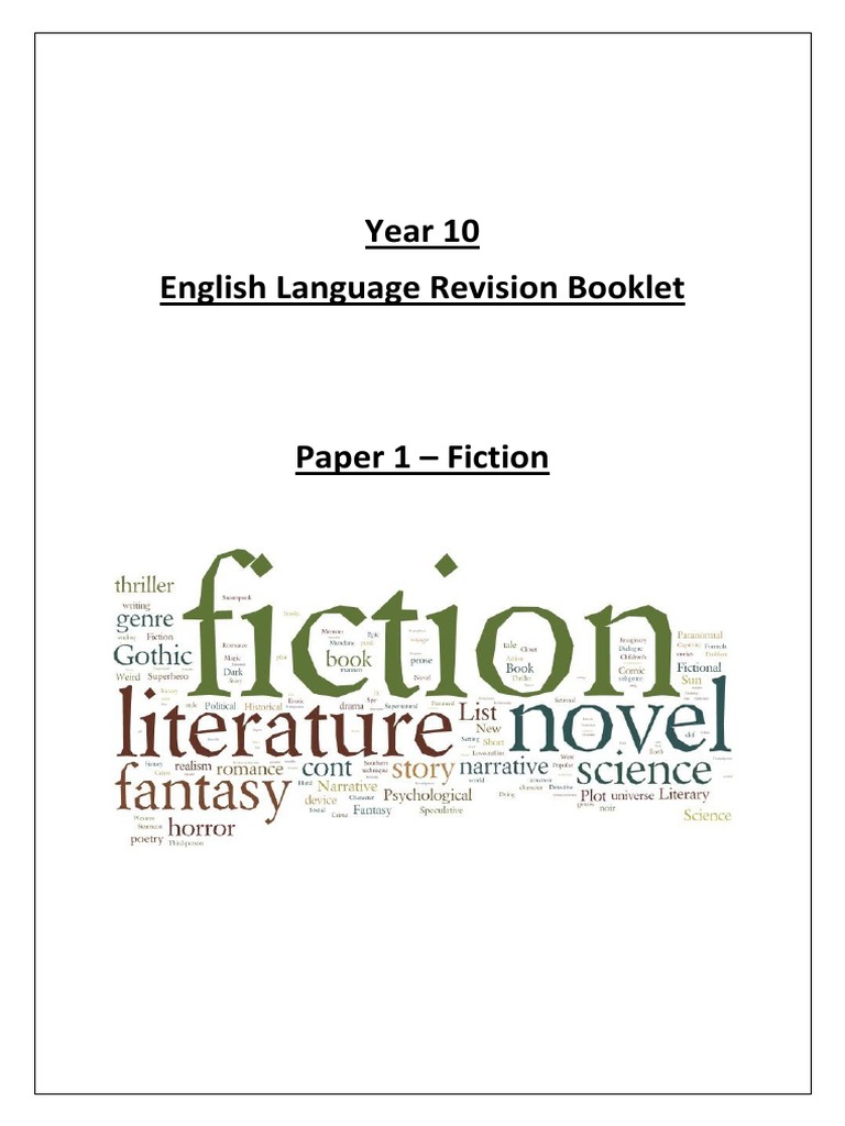 Year 10 English Language Revision Guide | PDF | Language Arts & Discipline