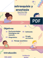 Gastrosquisis y Anestesia