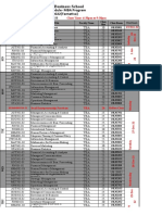 Class Schedule For Fall-2022