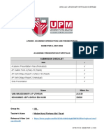 Lpe2301 AP Portfolio Cover Page