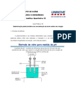 Potenciometria Vinagre