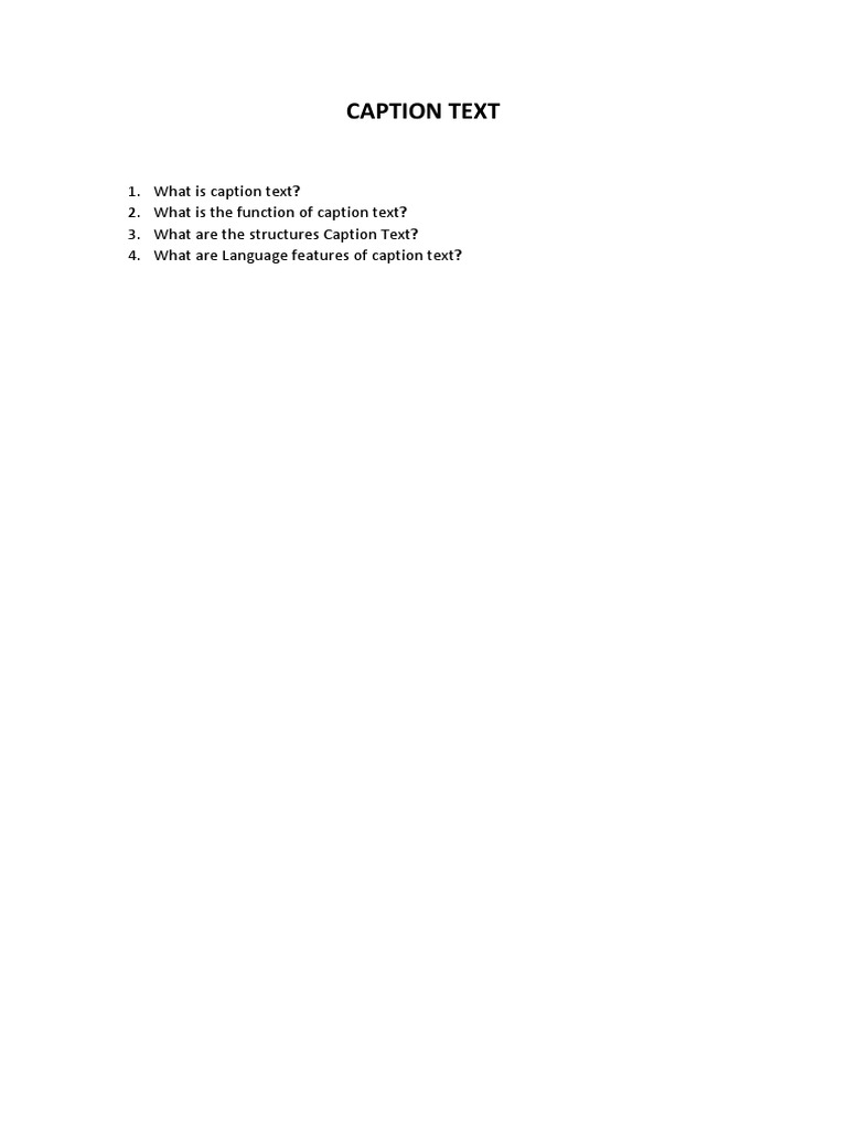 Caption Text | PDF