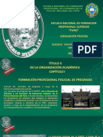 Escuela Nacional de Formacion Profesional Superior "PUNO": Docente: Tnte PNP Rodolfo Carrera Gonzales