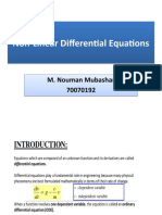 Non-Linear Differential Equations