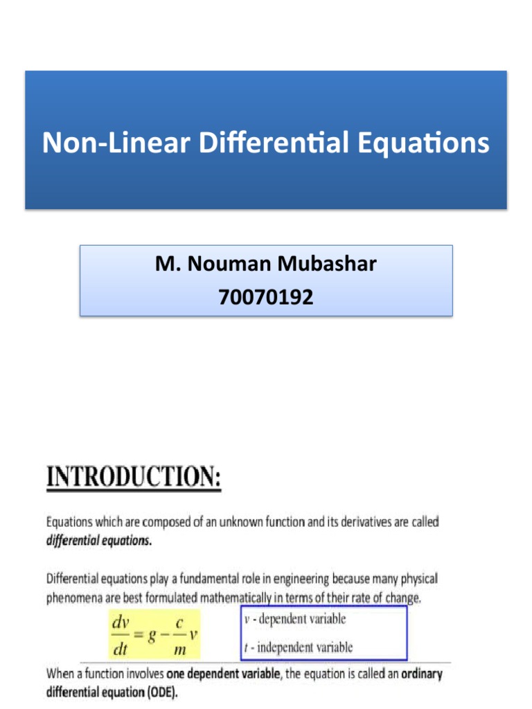 Differential Equations PDF