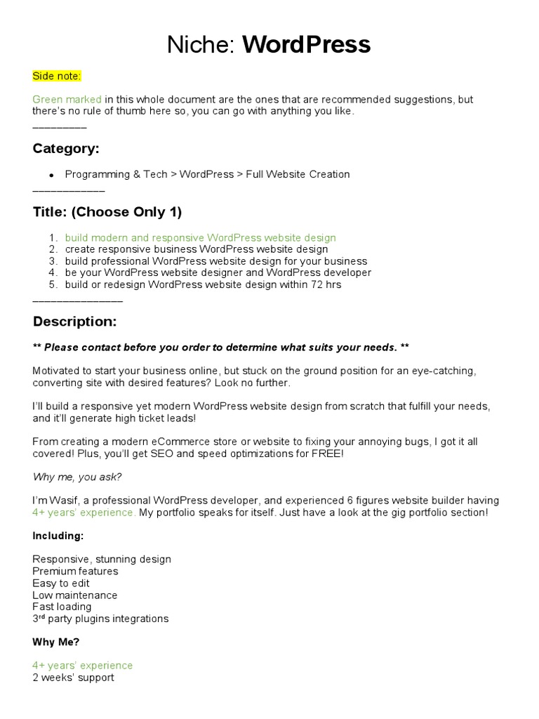 Converted Build Modern and Responsive WordPress Website Design by Wasif ...