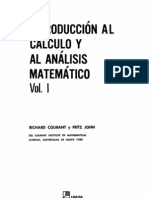 R Courant, F John - Introduccion Al Calculo y Analisis Matematico Vol 1