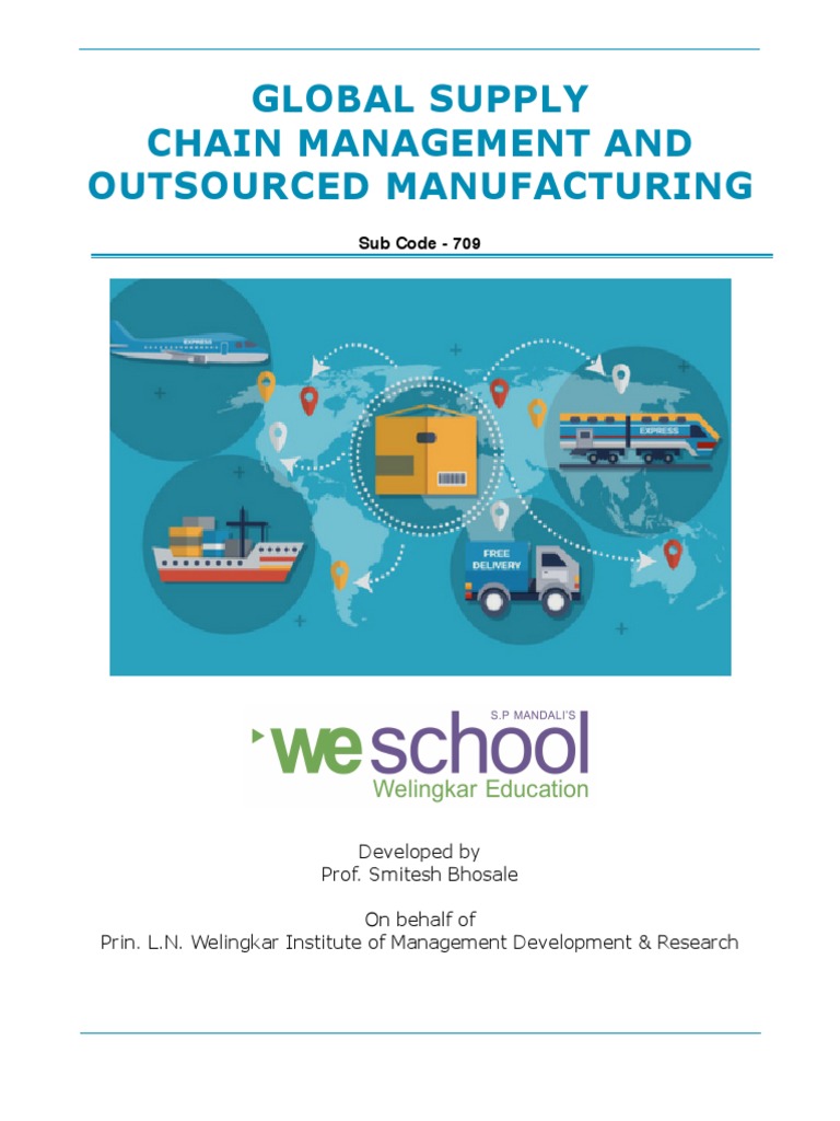 Global Supply Chain Mgt. and Outsourced Mfg13 | PDF | Procurement ...