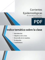 Corrientes Epidemiológicas