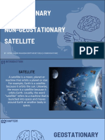 GEOSTATIONARY AND NON-GEOSTATIONARY SATELLITES