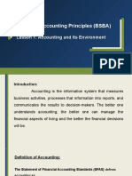 Module 1 BAEN 1 Accounting Principles BSBA