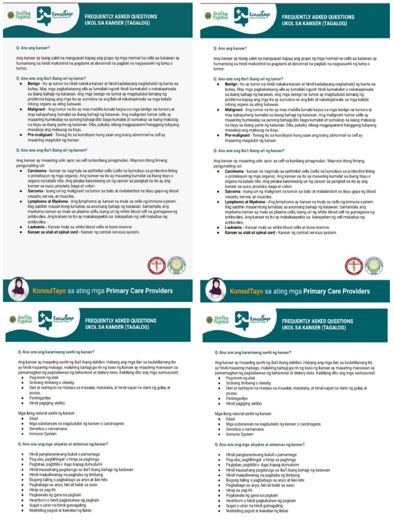 Cancer Flyers | PDF
