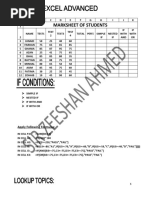 Project of Excel Advanced