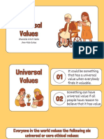 GE 8 Ethics: Universal Values