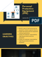 Personal Protective Equipment (PPE)