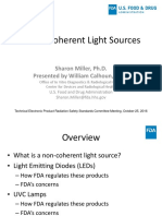 Presentation Non Coherent Light Sources Oct. 25 2016